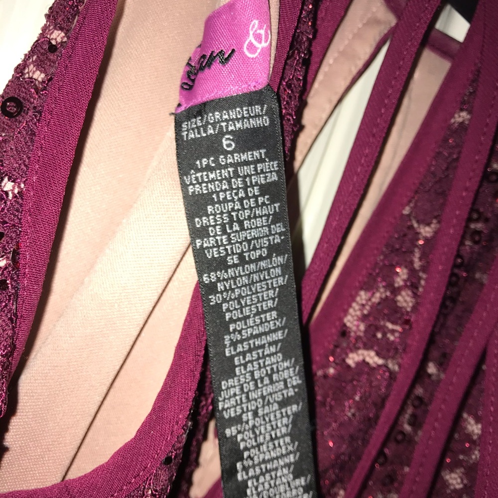 Beautiful burgundy dress